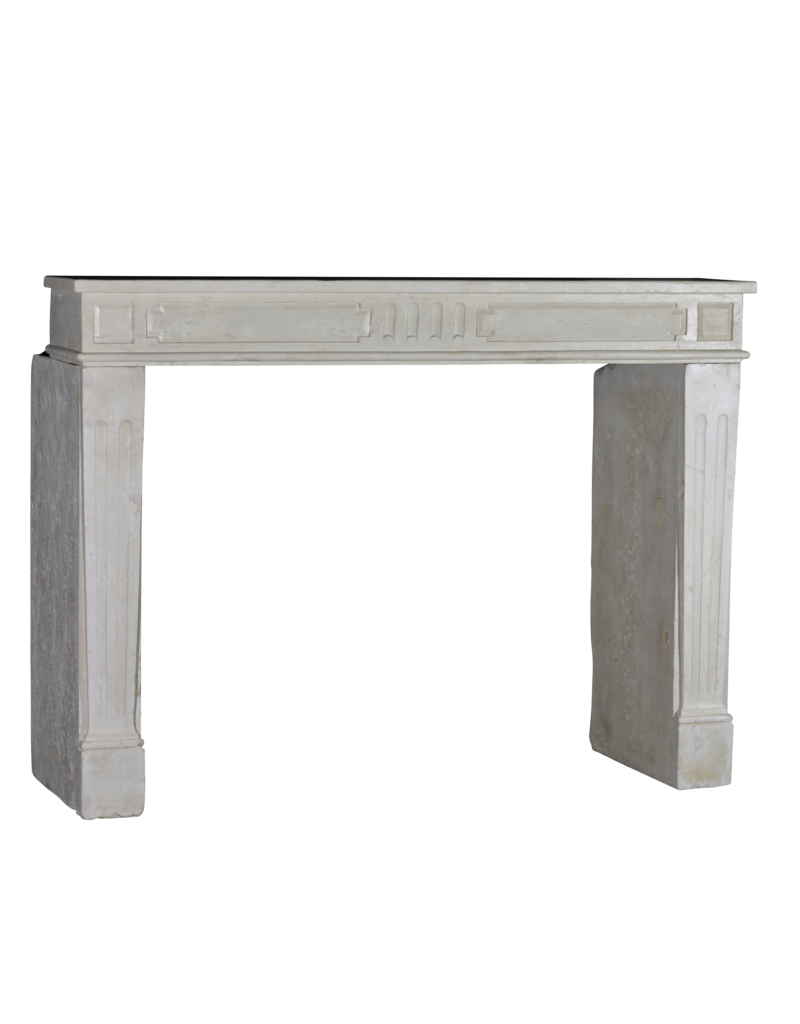 Maison Leon Van den Bogaert Klassieke Chique Franse Witte Kalkstenen Schouw
