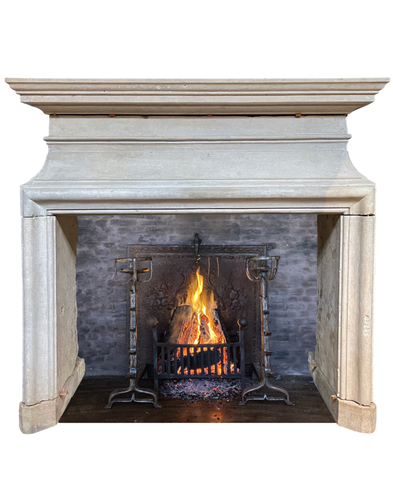 Maison Leon Van den Bogaert Rare Stone Fireplace