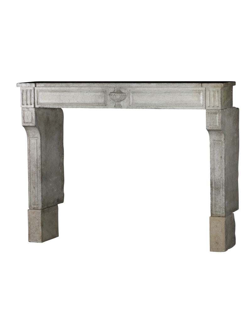 French Decorative Stone Fireplace