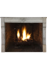 French Decorative Stone Fireplace