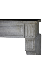 French Decorative Stone Fireplace