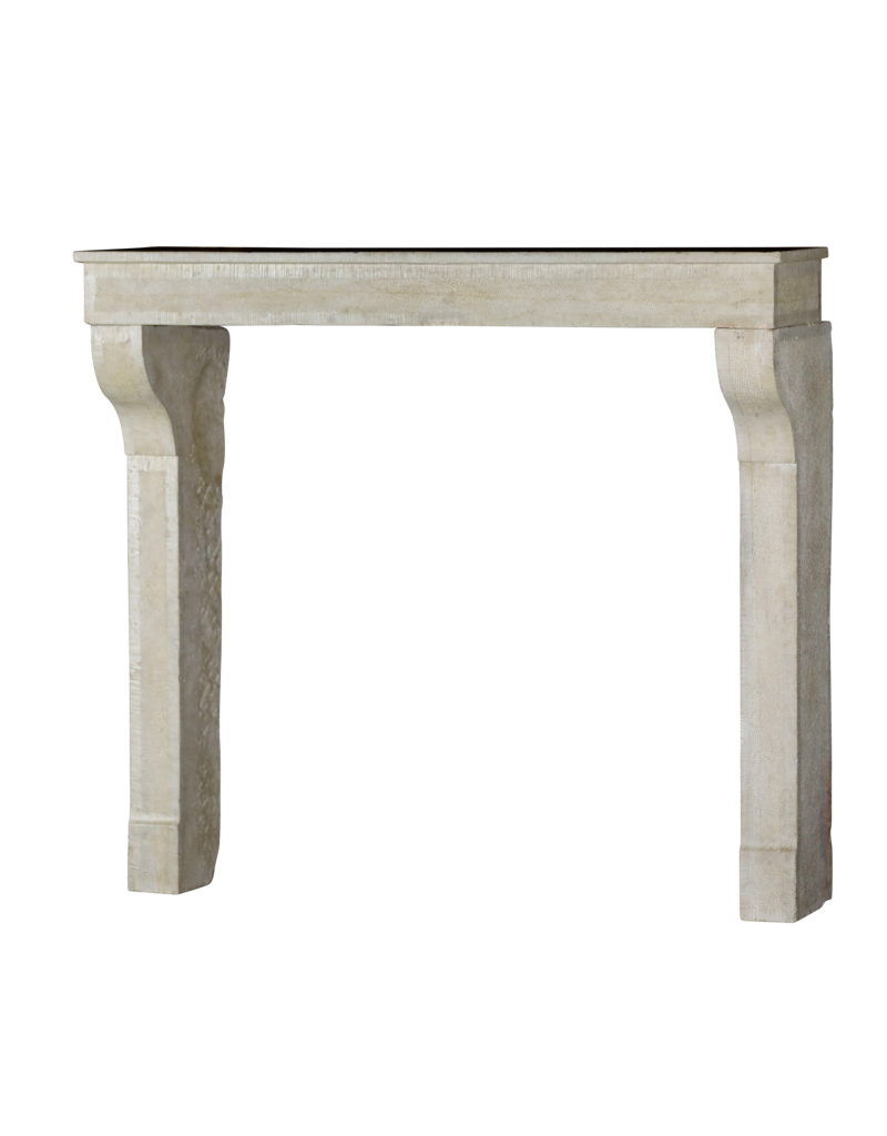 Elegant French Limestone Fireplace Surround