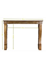 Maison Leon Van den Bogaert Decorative Charming Stone Fireplace