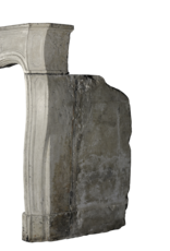 Zeitloser Klassischer französischer Kalkstein Kamin im Louis-XIV-Stil