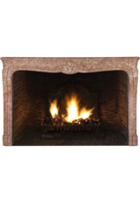 Extra Wide Marble Stone Fireplace