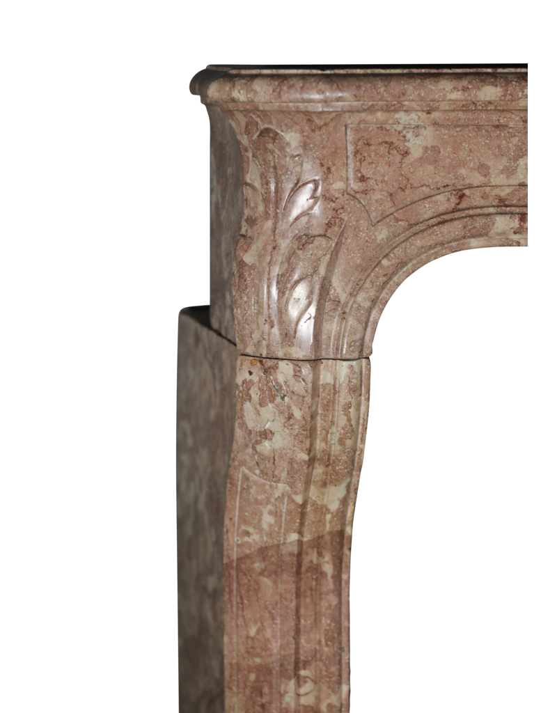 Maison Leon Van den Bogaert Extra Wide Marble Stone Fireplace