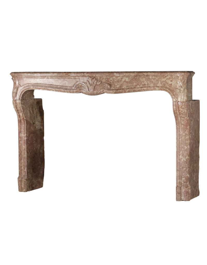 Maison Leon Van den Bogaert Extra Wide Marble Stone Fireplace