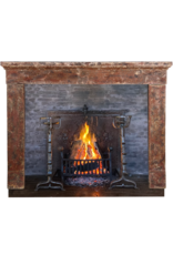 Maison Leon Van den Bogaert Rustic Limestone Fireplace Surround