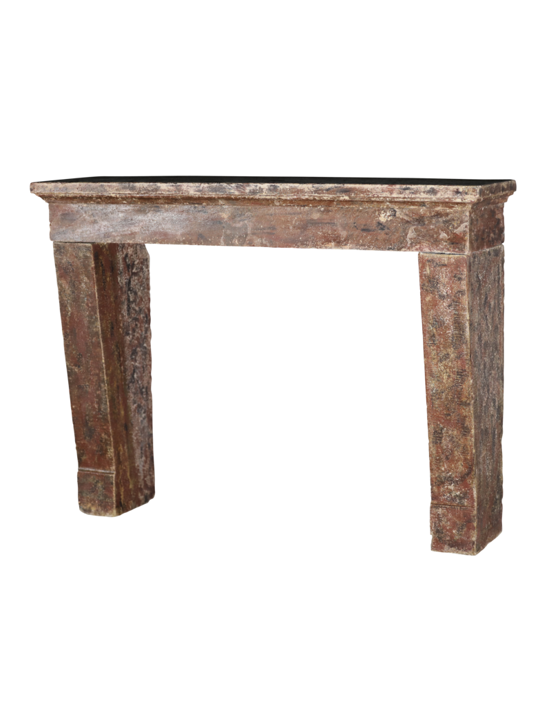 Maison Leon Van den Bogaert Rustic Limestone Fireplace Surround