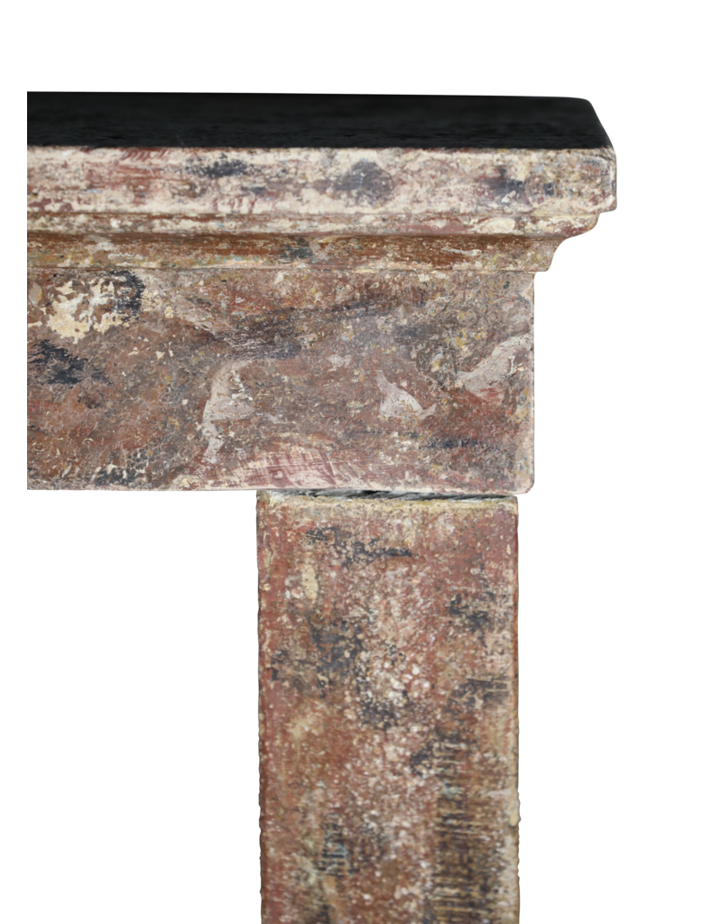 Maison Leon Van den Bogaert Rustic Limestone Fireplace Surround