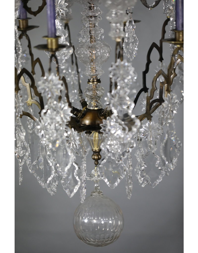 Lustre Antique De Sacristie Religieuse