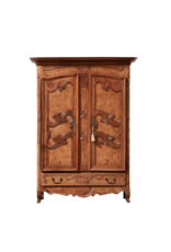 Maison Leon Van den Bogaert Antique Walnut Armoire
