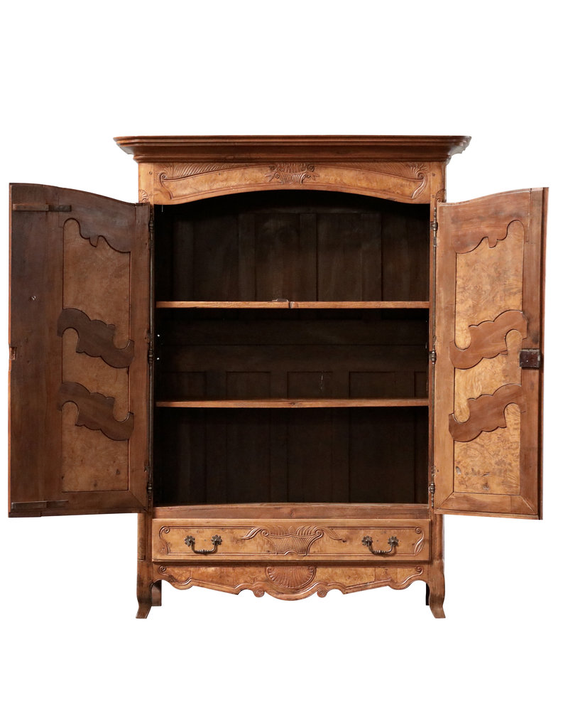 The Antique Fireplace Bank Antique Walnut Armoire