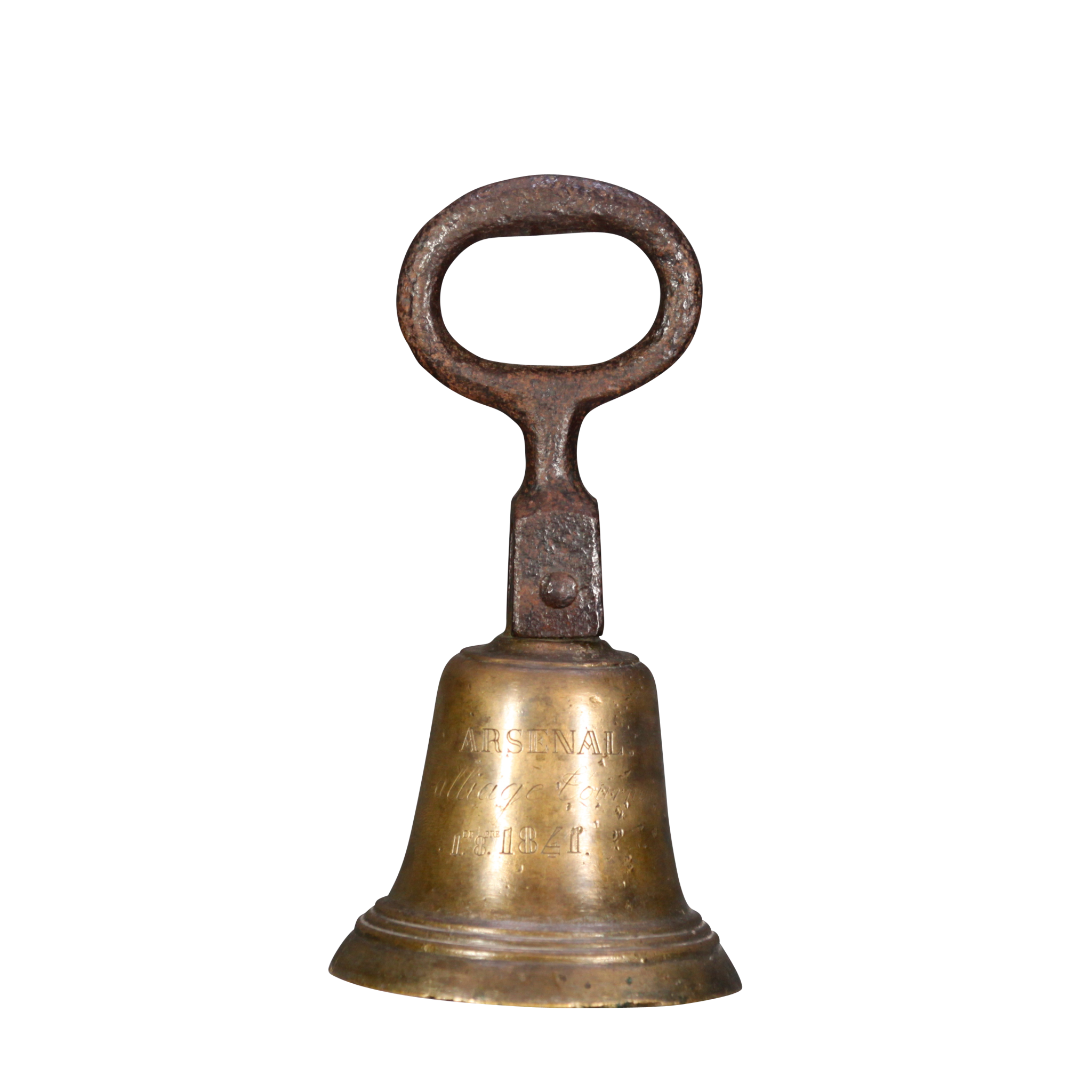 Brass Bell The Antique Fireplace Bank