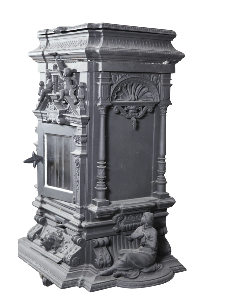 The Antique Fireplace Bank Gusseiserner Ofen