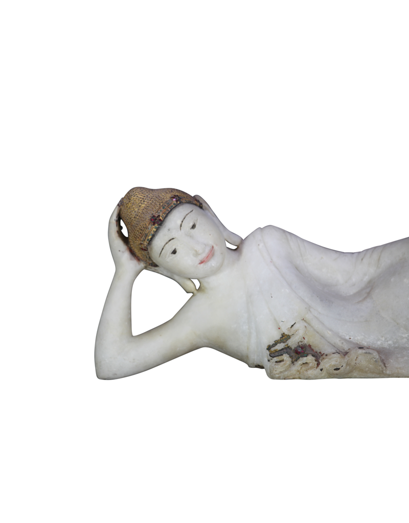 Maison Leon Van den Bogaert Marmor-Budha