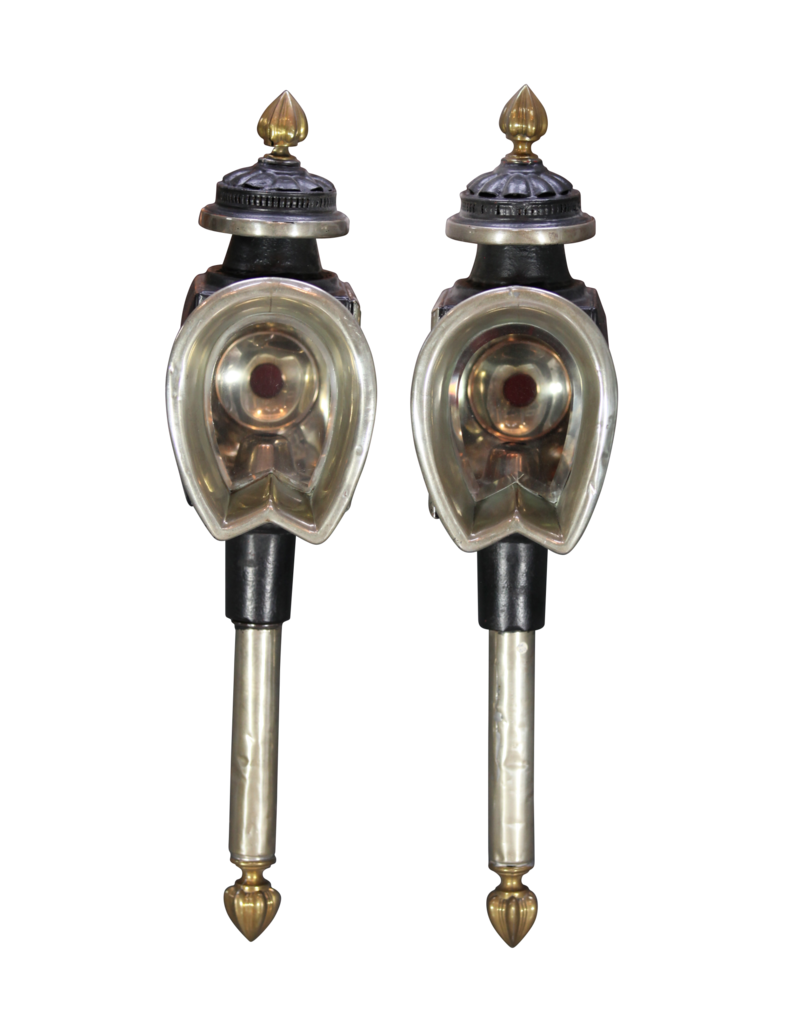 Une Paire De Lampes De Calèche Anciennes