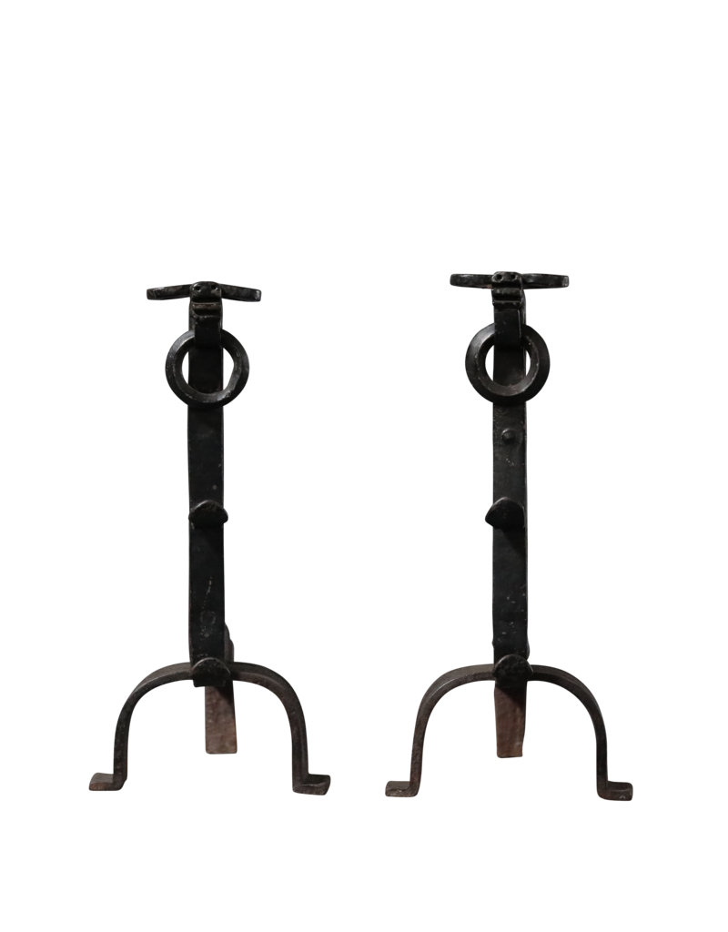 Medieval Pair Of Andiron