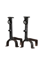 Maison Leon Van den Bogaert Medieval Pair Of Andiron