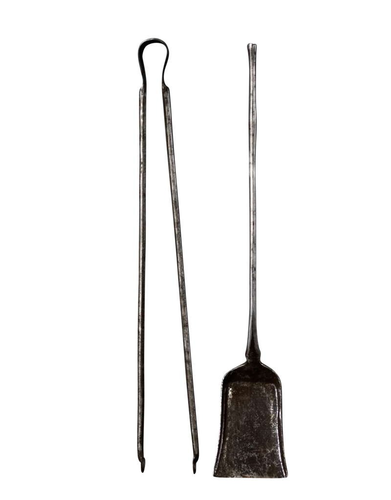 Maison Leon Van den Bogaert Zeitloses Vintage-Kaminbesteck-Set