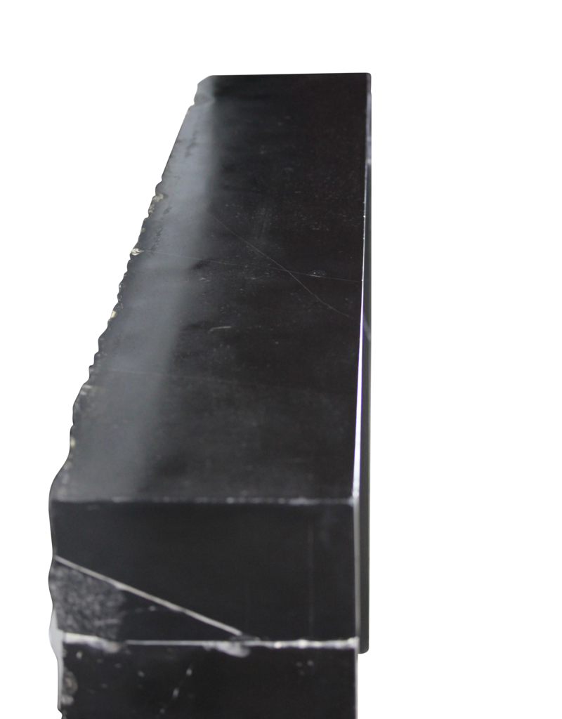 Maison Leon Van den Bogaert Belgian Black Marble Fireplace