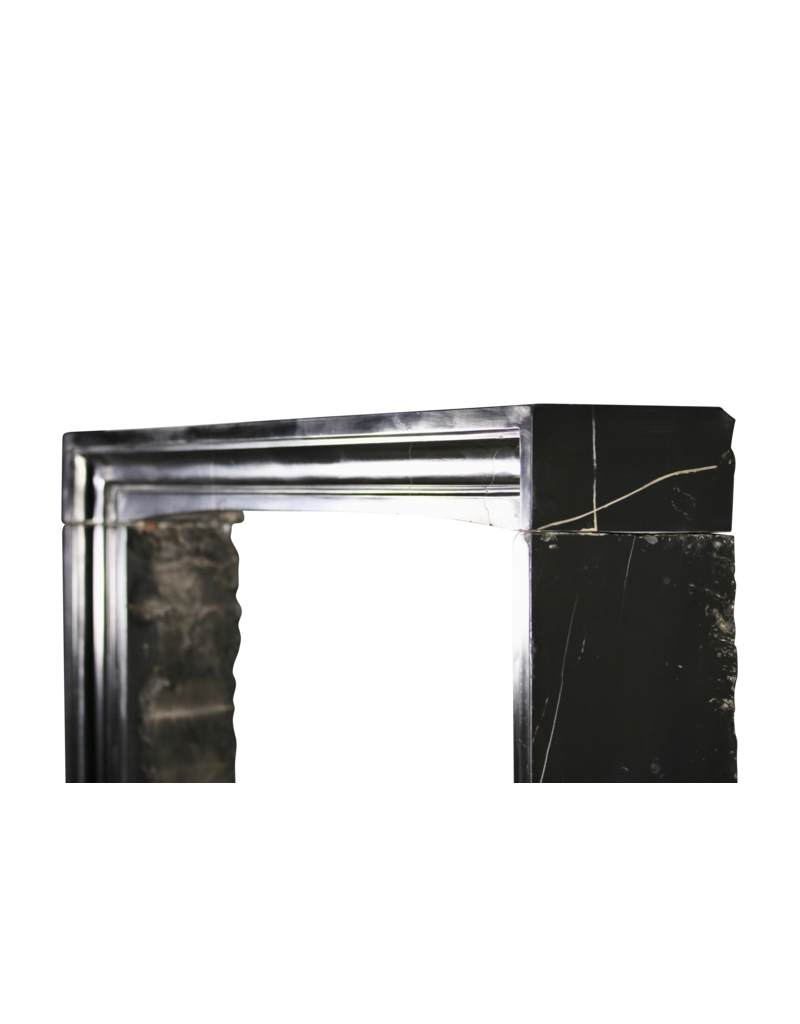 Maison Leon Van den Bogaert Belgian Black Marble Fireplace