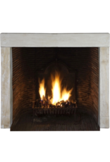 Simple Stone Fireplace Surround