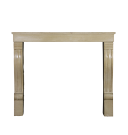 Maison Leon Van den Bogaert Eleganter französischer Kaminmantel aus Stein