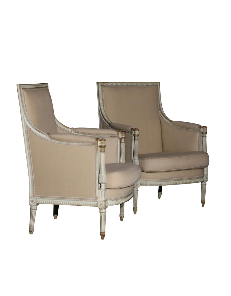 Paire De Chaises De Style Louis XVI