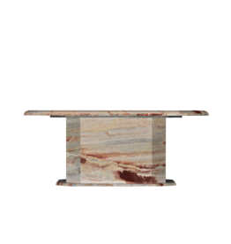 Vintage Rectangular Marble Dining Table