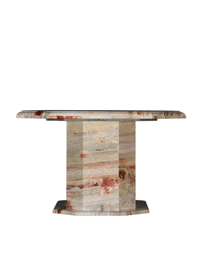 Maison Leon Van den Bogaert Ultimate 1970'  Saracolin Marble Table
