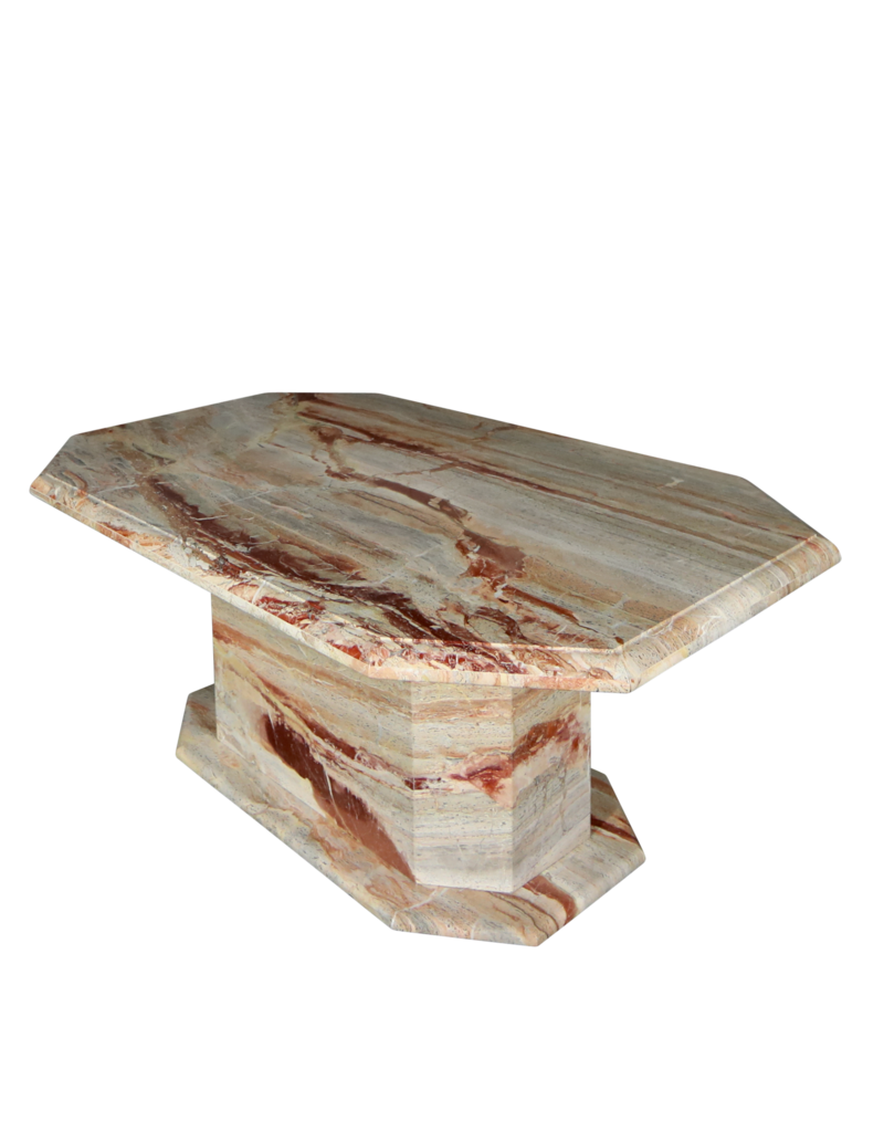 Maison Leon Van den Bogaert Ultieme Saracolin Marmeren Tafel Uit De Jaren 70