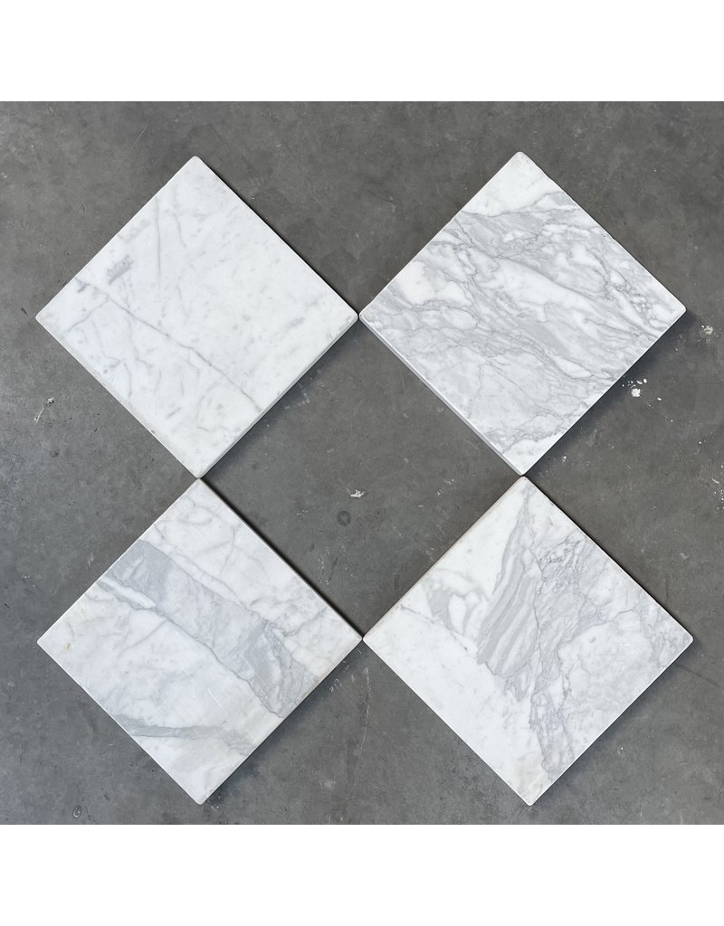 Vintage White Marble Floor