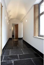 Maison Leon Van den Bogaert Wiedergewonnener schwarzer belgischer Marmorboden
