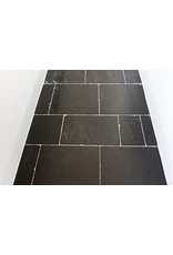 Reclaimed Belgian Black Belgian Marble Dalles