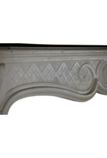 Traditional French Limestone Antique Fireplace Surround
