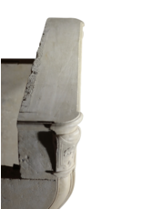 Traditional French Limestone Antique Fireplace Surround