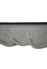 Traditional French Limestone Antique Fireplace Surround