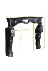 Maison Leon Van den Bogaert Stunning Marble Fireplace Surround