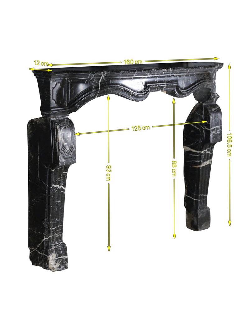 Maison Leon Van den Bogaert Stunning Marble Fireplace Surround