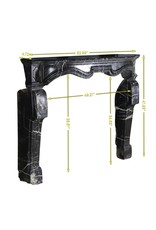 Maison Leon Van den Bogaert Stunning Marble Fireplace Surround