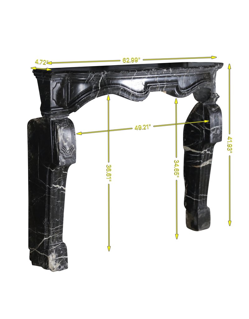 Maison Leon Van den Bogaert Stunning Marble Fireplace Surround
