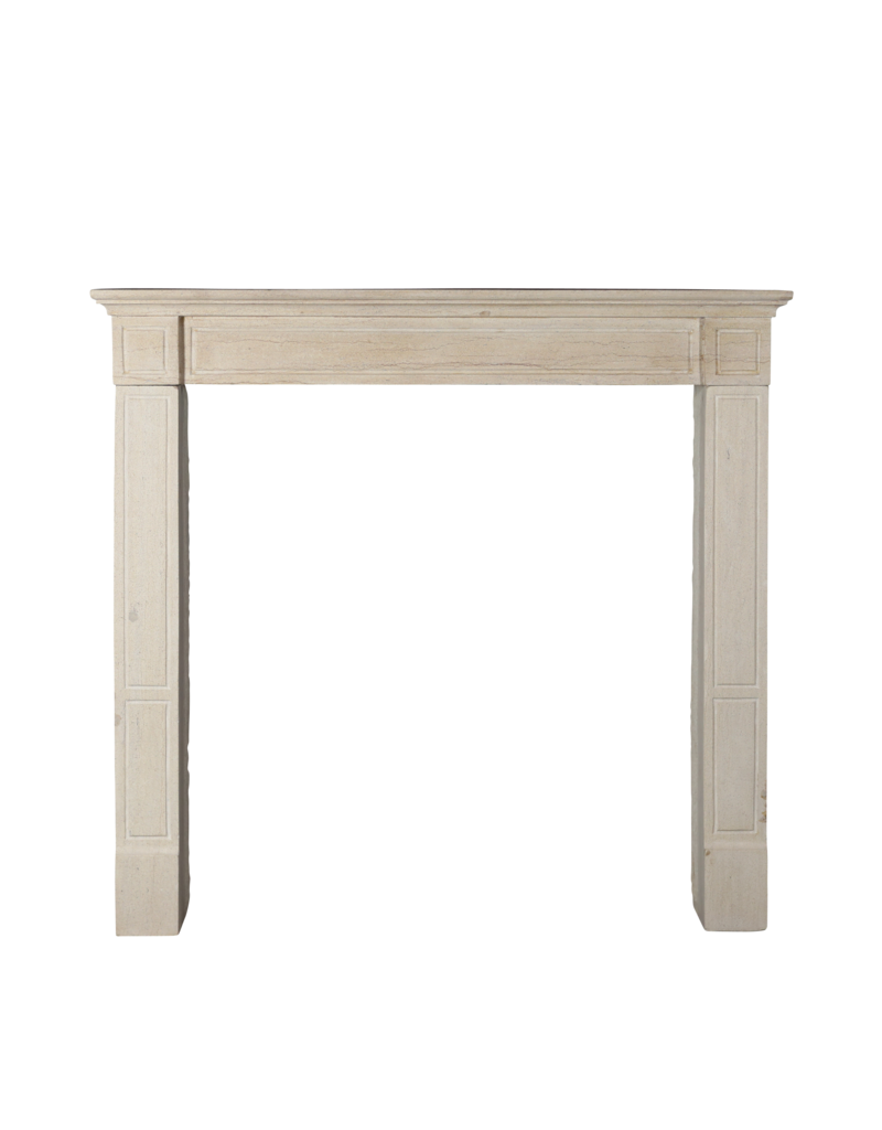 Maison Leon Van den Bogaert Classic Chic Beige Limestone Fireplace