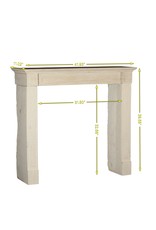 Maison Leon Van den Bogaert Cheminée Beige Vintage