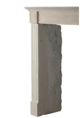 Maison Leon Van den Bogaert Classic Chic Beige Limestone Fireplace