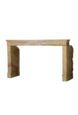 Maison Leon Van den Bogaert Traditional French Style Stone Fireplace
