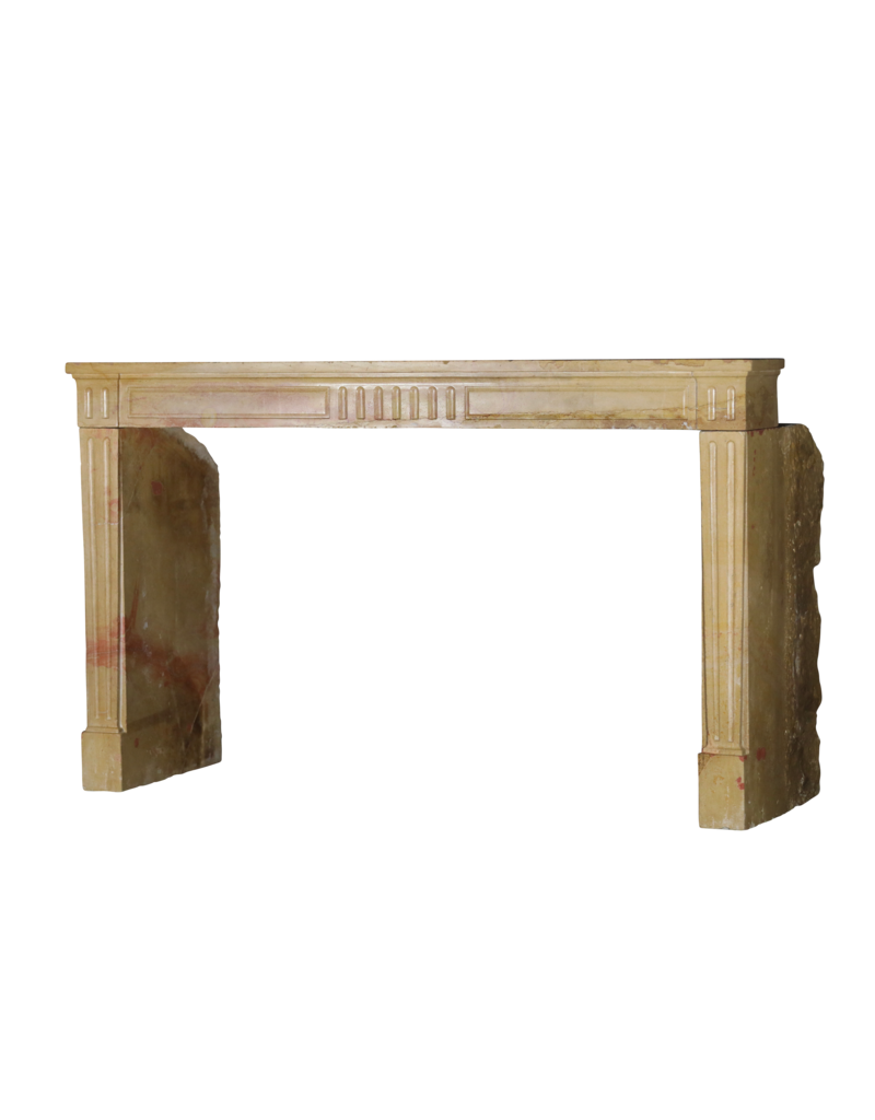 Maison Leon Van den Bogaert Traditional French Style Stone Fireplace