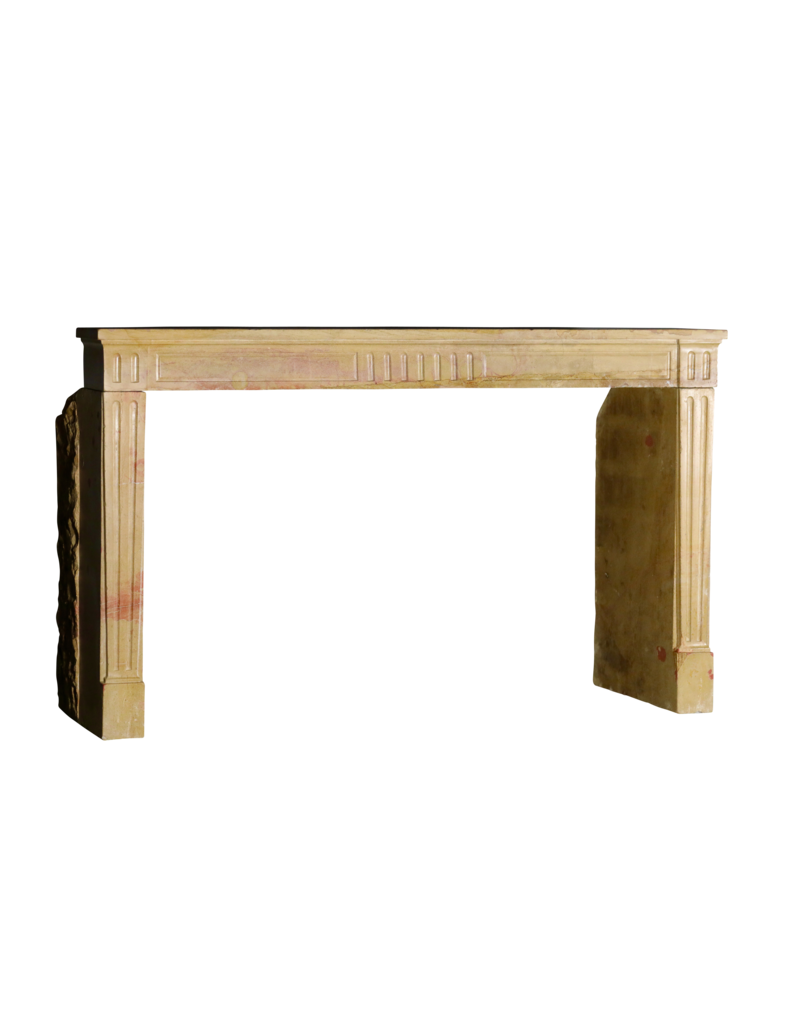 Maison Leon Van den Bogaert Traditional French Style Stone Fireplace