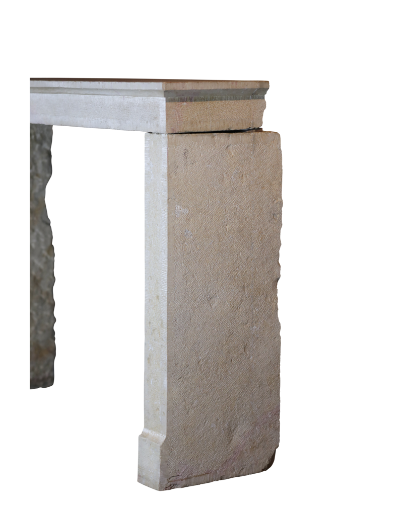 Traditional French Style Stone Fireplace