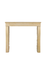 Maison Leon Van den Bogaert Elegant Timeless Hard Limestone Fireplace